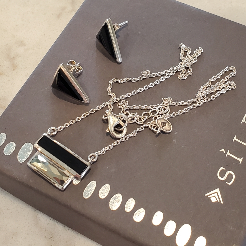 Silpada Necklace and Earring Set